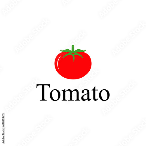 Tomato logo design vector