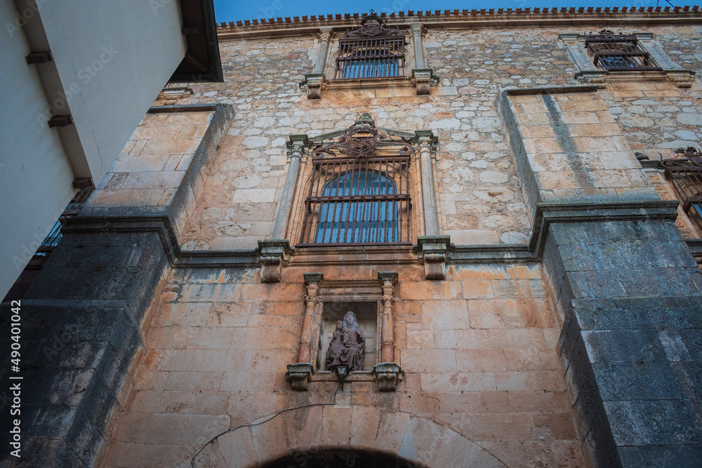 Cityscape of Covarrubias (Burgos, Castilla y Leon, Spain)