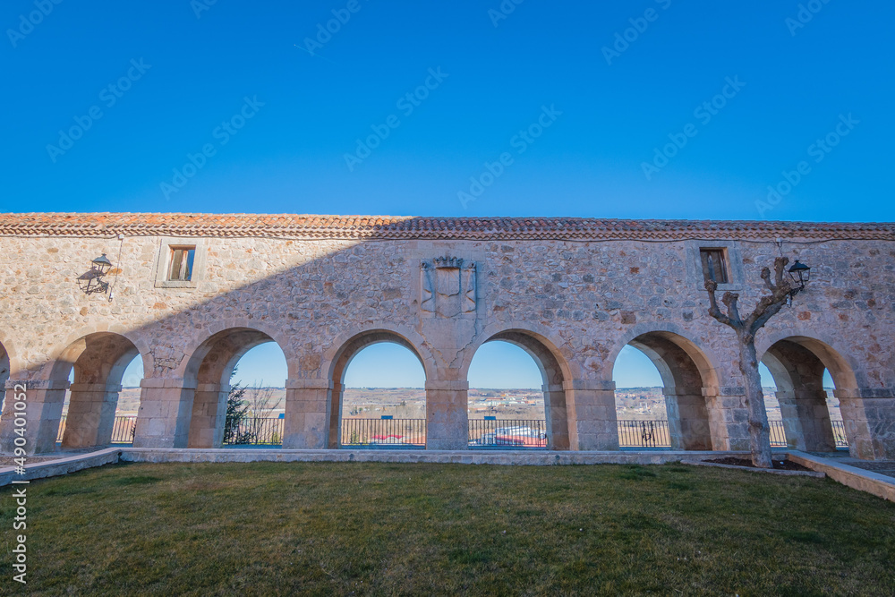 Fototapeta premium Cityscape of Lerma (Burgos, Castilla y Leon, Spain)