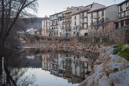 Cityscape of Covarrubias (Burgos, Castilla y Leon, Spain)