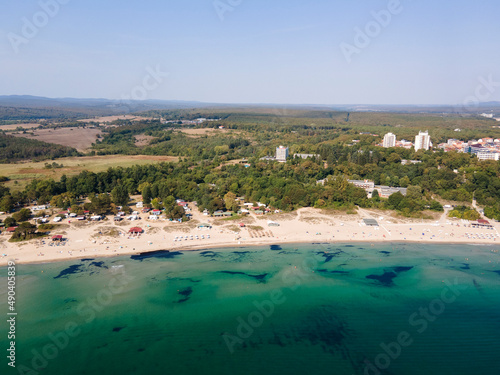 Aerial view of South Beach of town of Kiten  Bulgaria