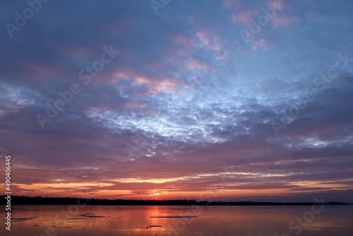 sunset at the beach