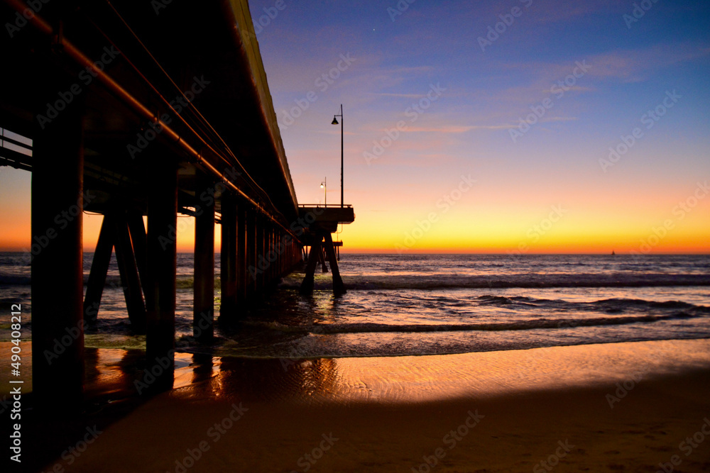 Sunset, Venice Beach Fishing Pier, Los Angeles, CA