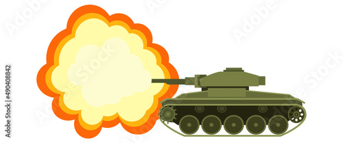 戦車のイラスト素材　ベクター