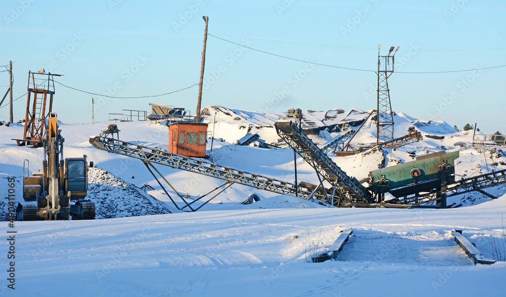 Shunga village- the only place in Northern Karelia where crude unique mineral stone shungit