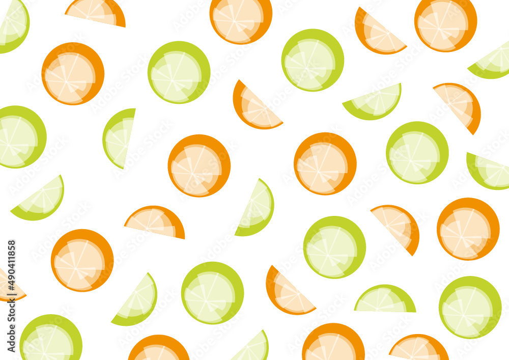 Orange and Lime Pattern Orange and Lime Pattern
