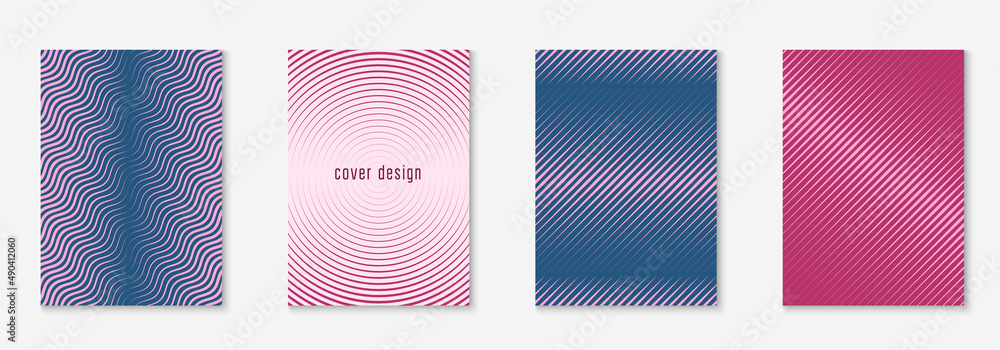 Abstract shapes cover and template with line geometric elements. Abstract shapes cover and template with line geometric elements.