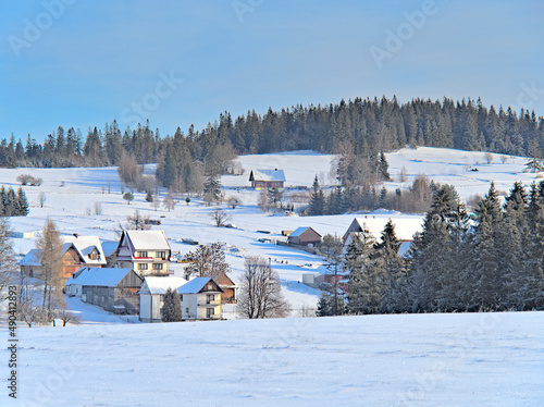 highlander village in winter