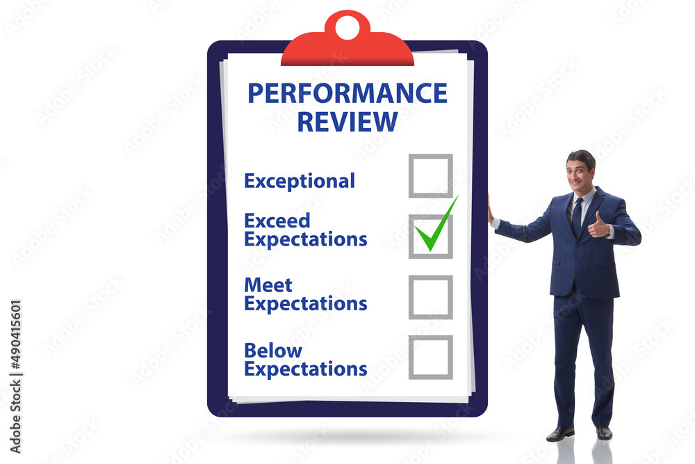 Employee annual performance review concept Employee annual performance review concept
