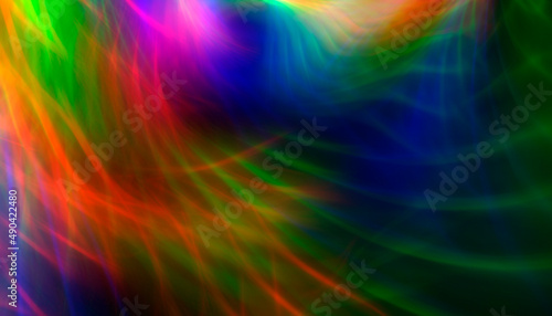 Abstract glowing multicolored texture background. © vvicca
