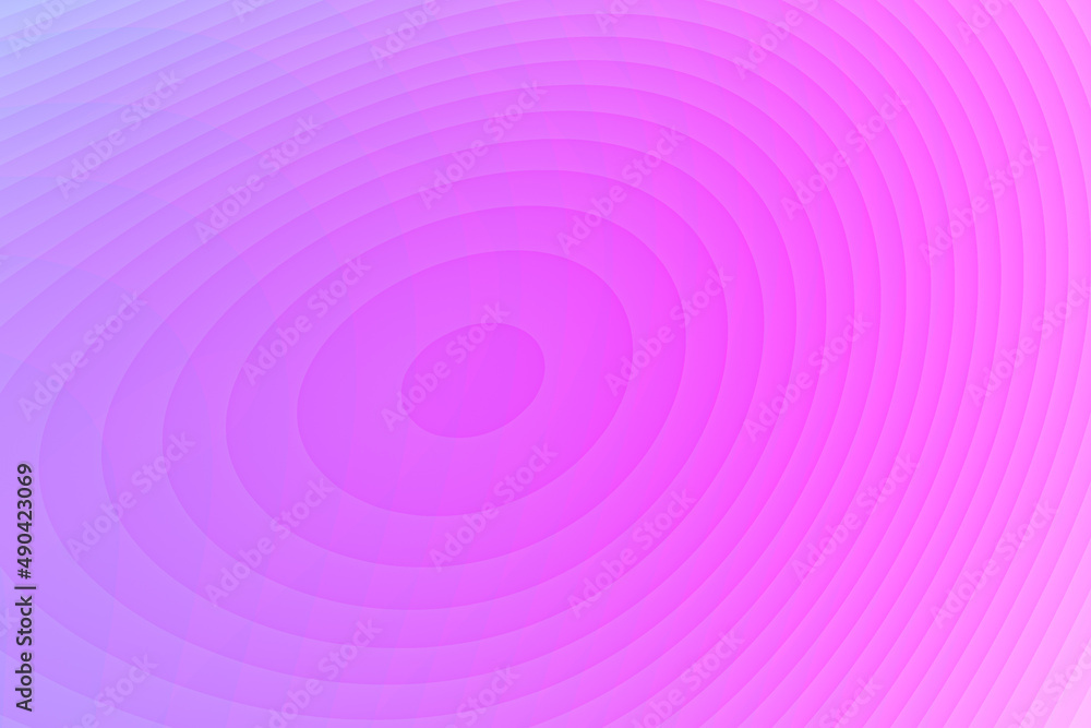 Saturated magenta and violet posterization circular design