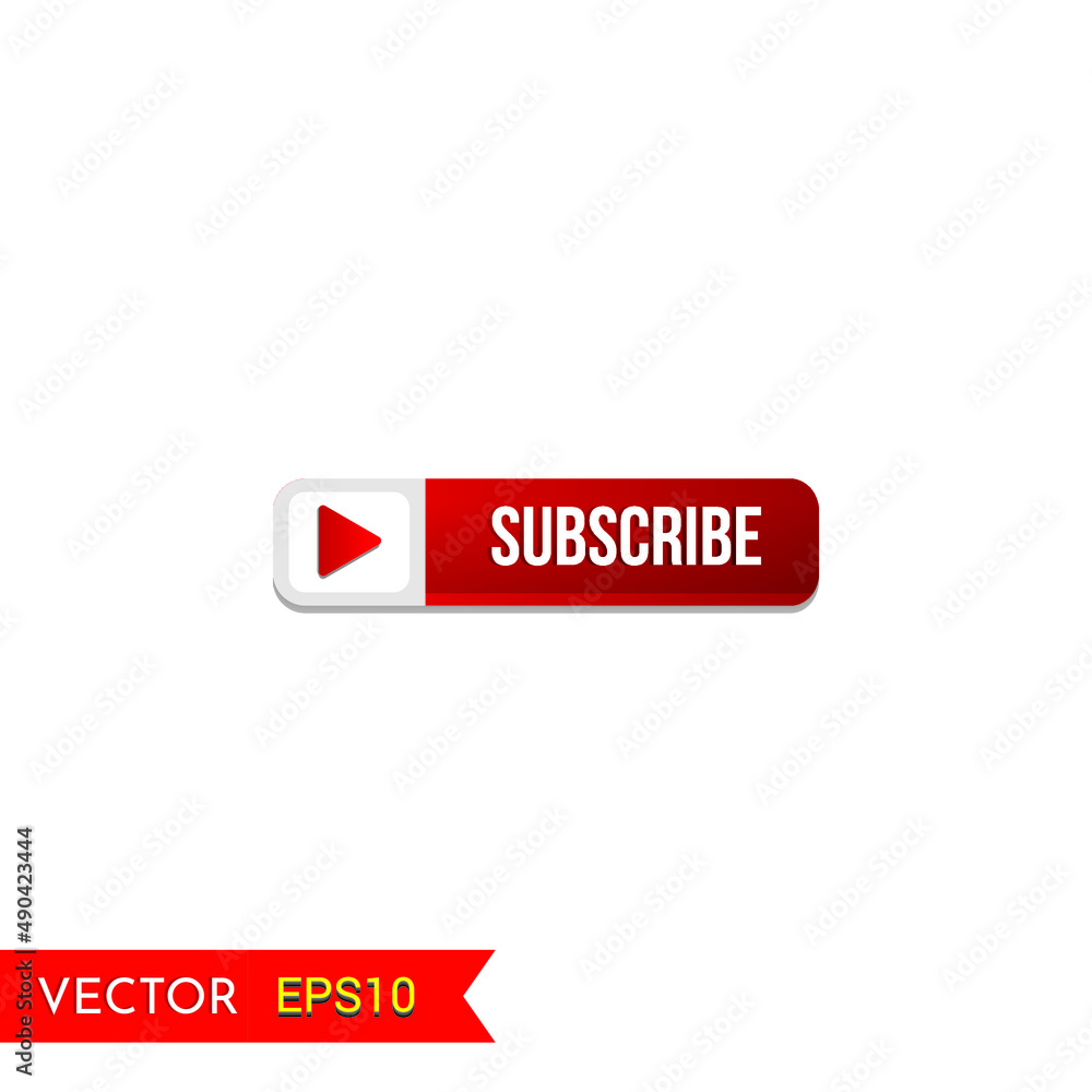 Subscribe vector button icon Subscribe vector button icon