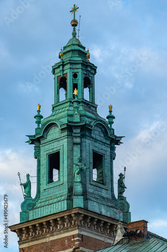 Wallpaper Mural Wawel Cathedral Tower, Krakow, Poland Torontodigital.ca