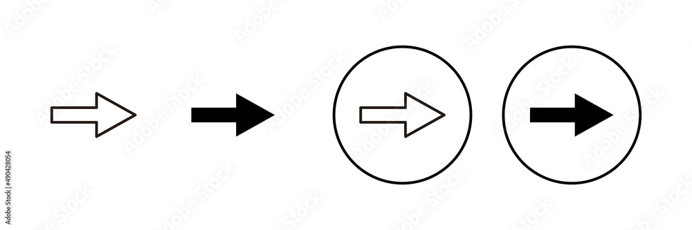 Arrow icons set. Arrow sign and symbol for web design. Arrow icons set. Arrow sign and symbol for web design.