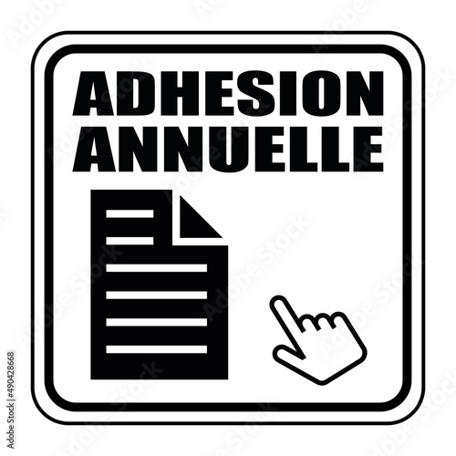 Logo adhésion annuelle.