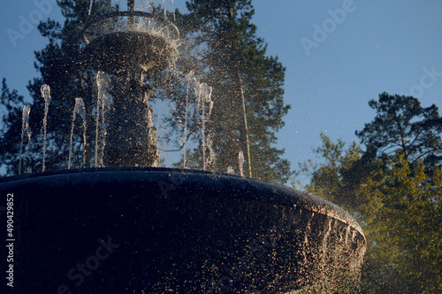 River bank, lake with beach, pebbles, landscape