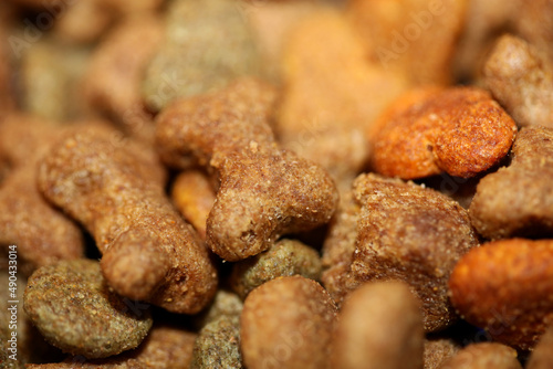Dog dry healthy food from purina close up background high quality big size prints