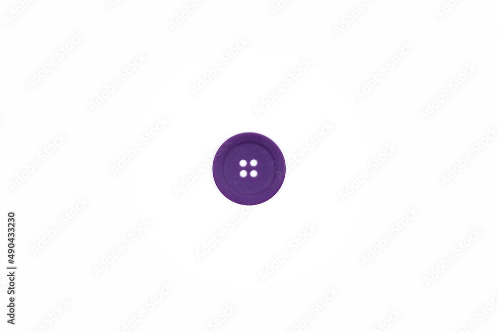 Purple button on a white background. each is filmed separately. Isolate Purple button on a white background. each is filmed separately. Isolate