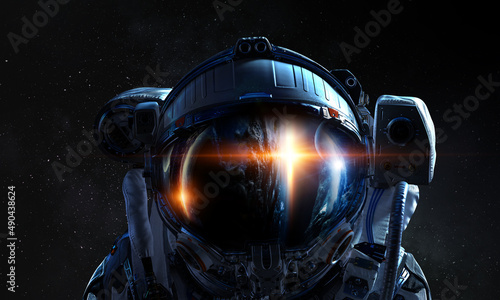 Fotografie, Obraz Astronaut and space exploration theme.