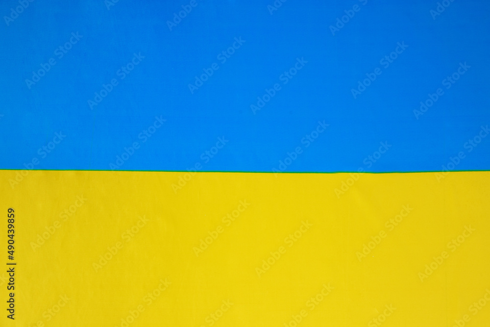 Blue and yellow colors flag of Ukraine. Blue and yellow colors flag of Ukraine.