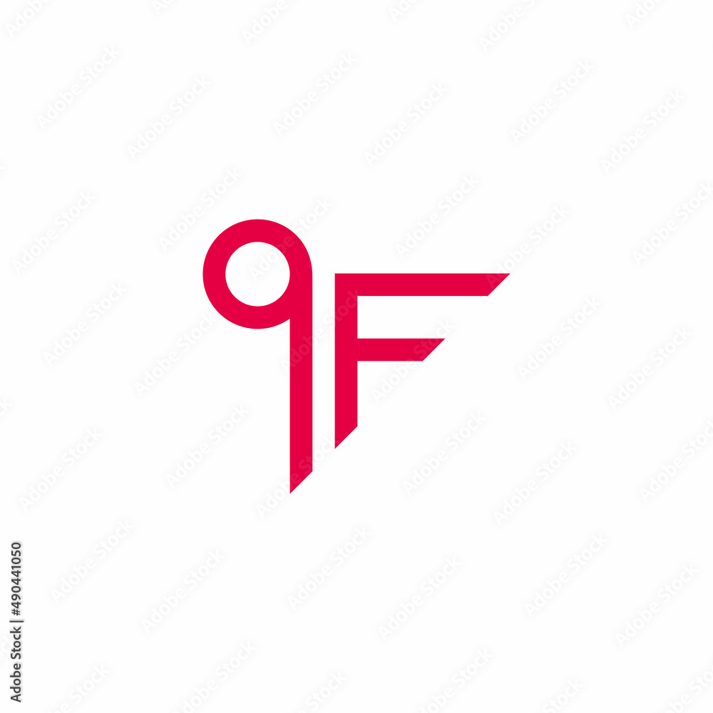 custom made wallpaper toronto digitalletter fq abstract geometric simple logo vector