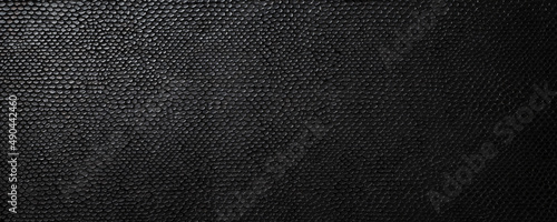 Foto 黒いレザー調の布地の背景テクスチャー