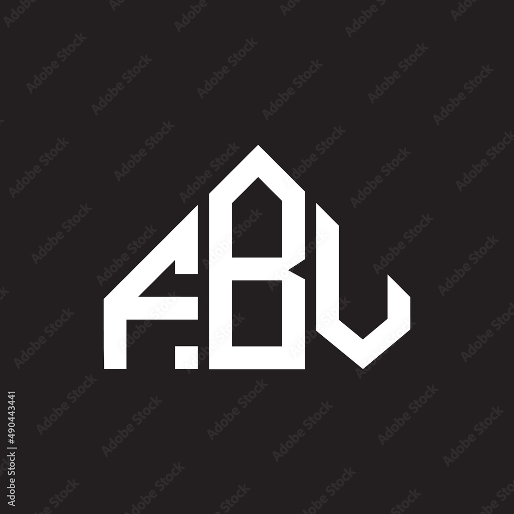FBV letter logo design on black background. FBV creative initials letter logo concept. FBV letter design. FBV letter logo design on black background. FBV creative initials letter logo concept. FBV letter design.