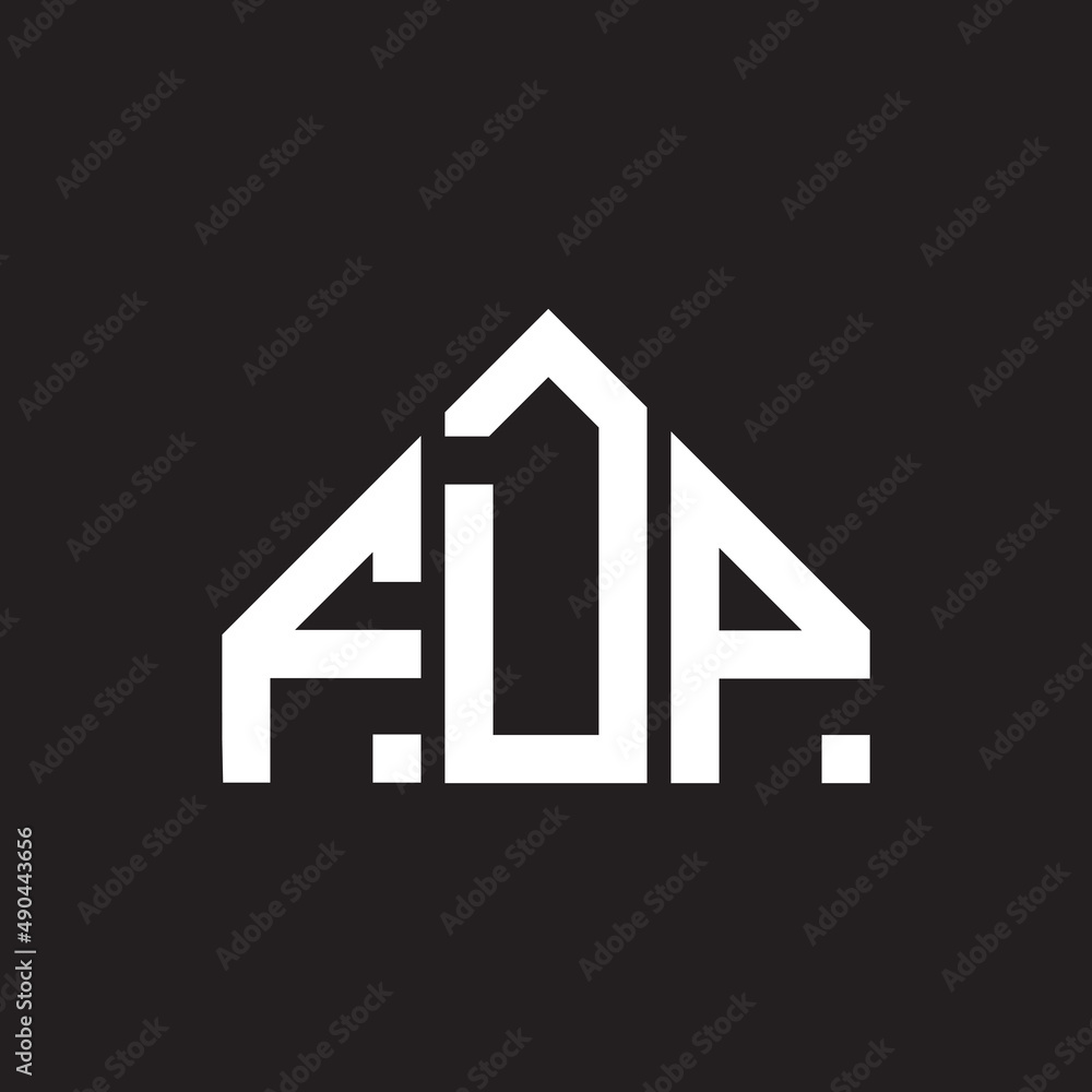 FDP letter logo design on black background. FDP creative initials letter logo concept. FDP letter design. FDP letter logo design on black background. FDP creative initials letter logo concept. FDP letter design.