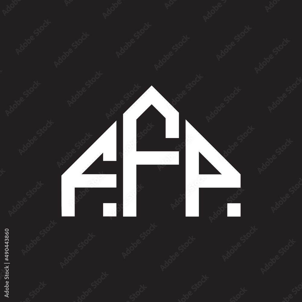FFP letter logo design on black background. FFP creative initials letter logo concept. FFP letter design. FFP letter logo design on black background. FFP creative initials letter logo concept. FFP letter design.