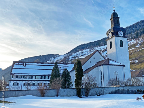 The former monastery of Sankt Johann in Thurtal or Benedictine monastery of St. Johann - Alt St. Johann, Switzerland (Ehemalige Kloster Sankt Johann im Thurtal oder Benediktinerkloster St. Johann) photo
