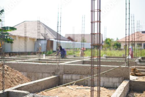 Wallpaper Mural Rustic rebar for reinforced steel bar in square shape Torontodigital.ca