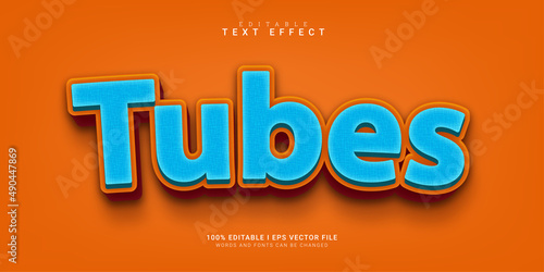 tubes text cartoon 3d editable text effect