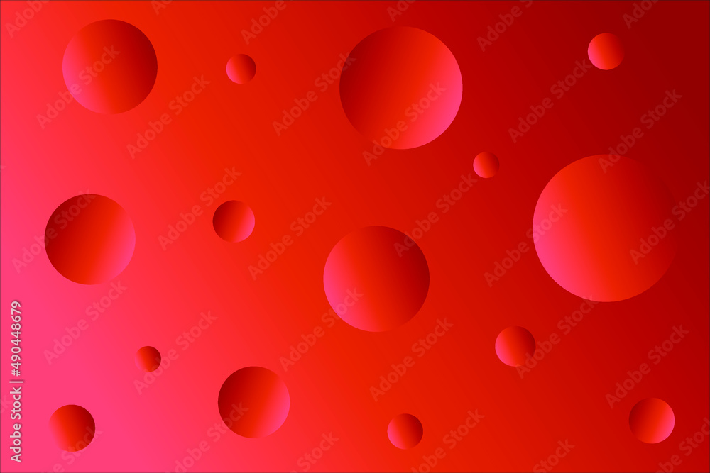 red color gradient background and geometric shape circle abstract design red color gradient background and geometric shape circle abstract design