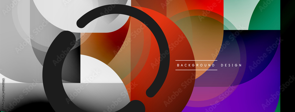 Geometrical minimal wallpaper. Geometric shapes. Vector illustration for wallpaper banner background or landing page Geometrical minimal wallpaper. Geometric shapes. Vector illustration for wallpaper banner background or landing page