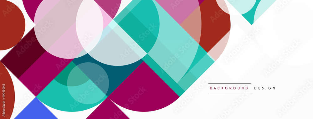 Beautiful abstract background. Circles, triangle shapes, and squares. Minimal geometric template for wallpaper, banner, background or landing Beautiful abstract background. Circles, triangle shapes, and squares. Minimal geometric template for wallpaper, banner, background or landing