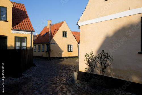 The village of Dragoer in denmark a small harbor close to copenhagen