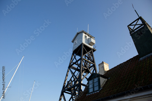 The village of Dragoer in denmark a small harbor close to copenhagen