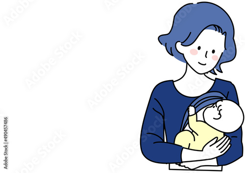 授乳中の母子