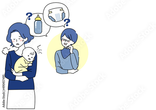 育児の口出しに辟易する母親