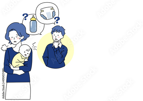 育児の口出しに辟易する母親