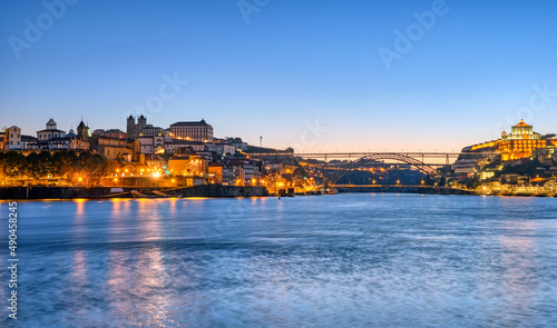 Wallpaper Mural The river Douro with the old town of Porto in the back at dawn Torontodigital.ca