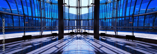 Photography Inside office building architecture vr background