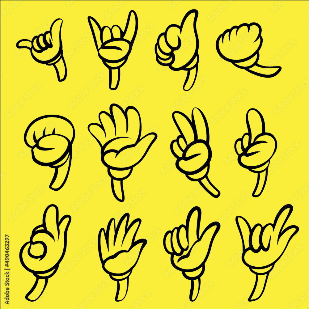set of hands set of hands