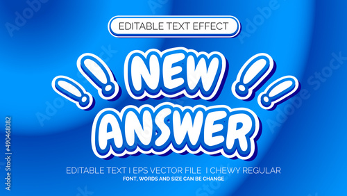 Editable Text Effect new answer