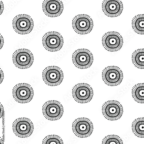 seamless pattern with circles