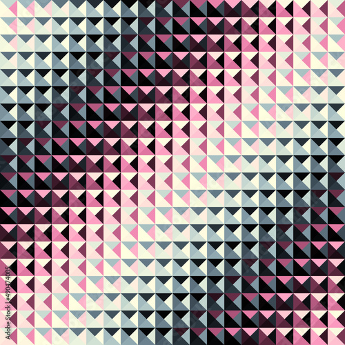 Geometric abstract pattern moire overlay style. Abstract square texture