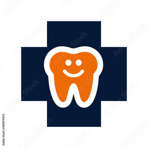 Dental care, clinic icon. Simple editable vector graphics.