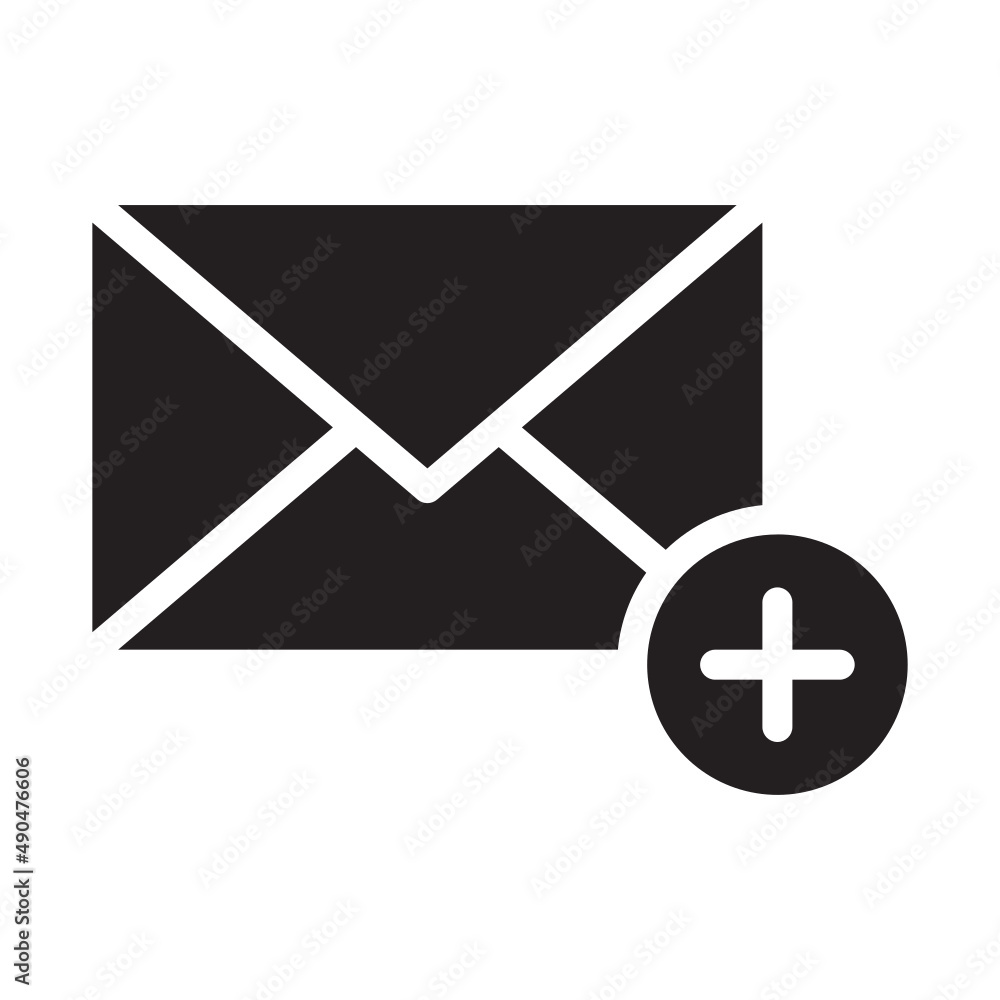 Illustration of Mail design icon Illustration of Mail design icon