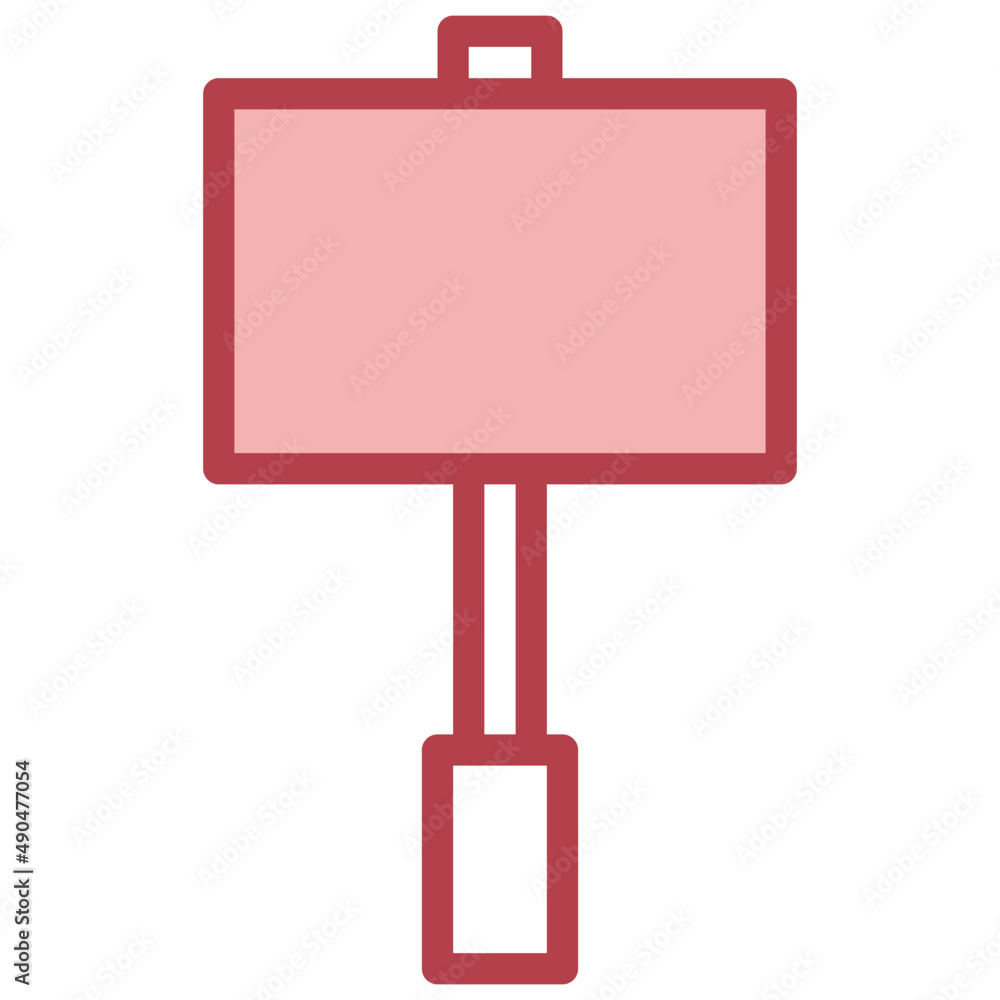 Fototapeta premium INFORMATION SIGN red line icon,linear,outline,graphic,illustration