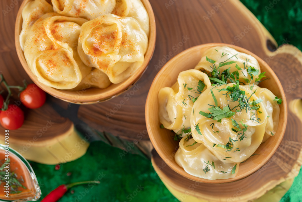 Oriental national traditional dumplings Oriental national traditional dumplings